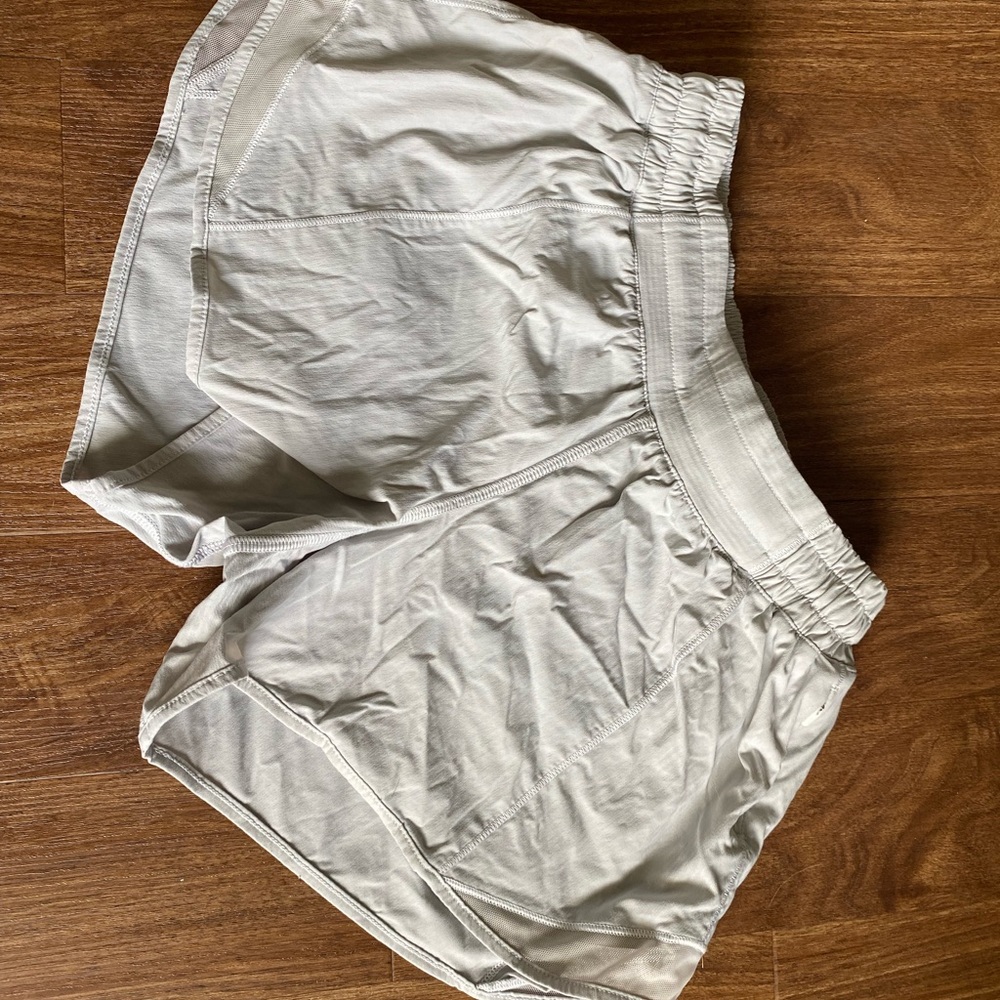 Lululemon Light Grey 2” inseam shorts